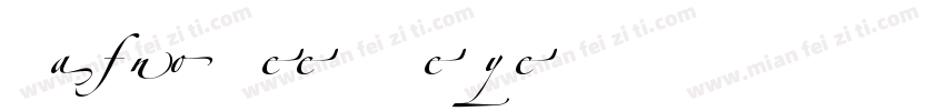 LTZapfino Three 常规(True Type)字体转换